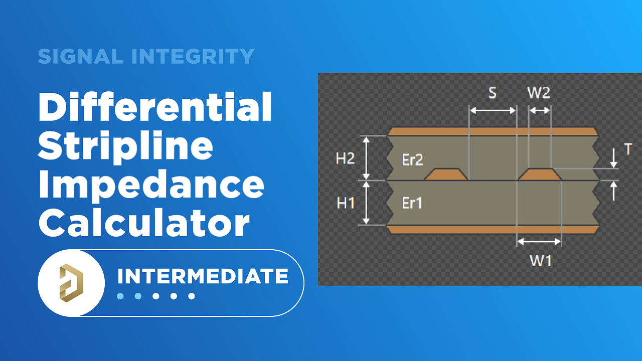 Differential Stripline Impedance Calculator | Signal Integrity